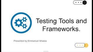 TECH TALK Testing Tools and Frameworks [upl. by Rehpotsrhc805]