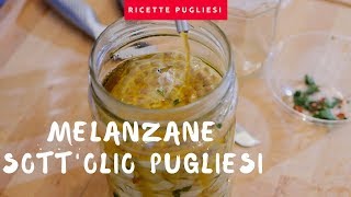 Melanzane sott’olio pugliesi senza cottura  fatte in casa 🍆🍆🍆🍆🍆 [upl. by Asirak]