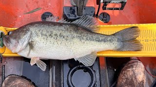 ARig fishing out of the kayak at Lake Lawtonka Ok [upl. by Salguod171]