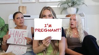 TELLING my BFFs IM PREGNANT [upl. by Rrats]