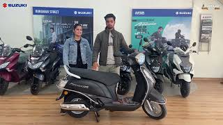 Mr Siddharth Taking Delivery Of Suzuki Access 125 Here  Badhwar amp Co Rohtak [upl. by Icram366]