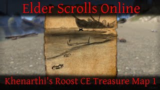 Khenarthis Roost CE Treasure Map 1 Elder Scrolls Online ESO [upl. by Yenaled982]