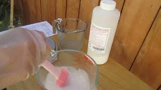 Soap Making 101 How to Make a Lye Solution for Soap Making [upl. by Petigny]