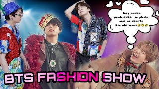 BTS FASHION SHOW 🧑‍🎤RUN EP105PART1HINDI DUBBIND 🤣🤣🤣🤣 [upl. by Aysab]