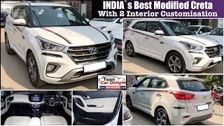 India’s Best Modified Hyundai Creta  Creta All InteriorExterior Accessories List with Price [upl. by Ennaeel]