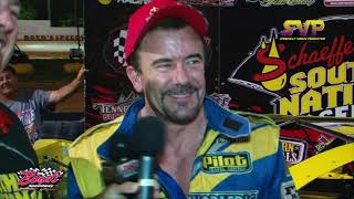 Boyds Speedway  Winner Vic Hill Interview  July 24 2018 [upl. by Aseek]