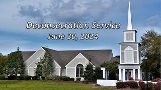 St Pauls United Waccamaw Methodist Church Deconsecration Service June 30 2024 [upl. by Olotrab]