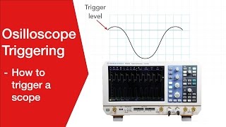 Oscilloscope Triggering Techniques how to trigger a scope [upl. by Nafets]