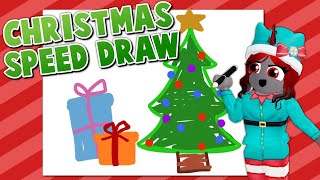 🎄Christmas Speed Draw  Roblox [upl. by Derron]