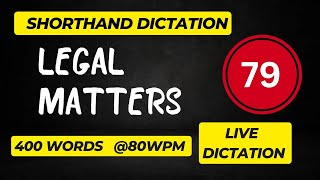 Legal Dictation Exercise79 jkssbsteno Live dictation [upl. by Carolyn]