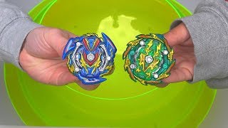 SLASH VALKYRIE vs BUSHIN ASHURA  Beyblade Burst GT ベイブレードバーストガチンコ [upl. by Yesteb]