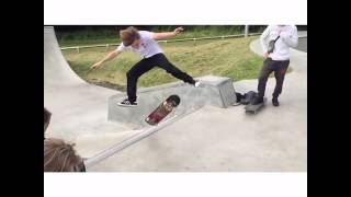 Quad flip at Dunstable Skatepark [upl. by Bledsoe572]