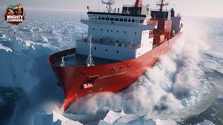 The LARGEST And Most Powerful Ice Breaking Ships In the World [upl. by Leuneb]