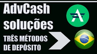 ADVCASH  TRÊS MÉTODOS DE DEPÓSITO NO BRASIL  CARTÃO PRÉPAGO [upl. by Orton]