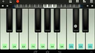 Petta ullalla song piano tutorial keyboard Notes Ethana sandhosam ullaallaa song keyboard Notes DMW [upl. by Dehnel]