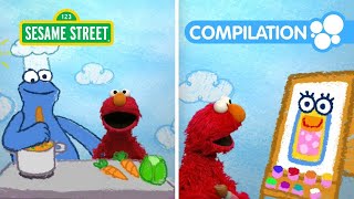 Sesame Street Elmo’s World Compilation – Learn About Art Cooking Building and More [upl. by Leirol]