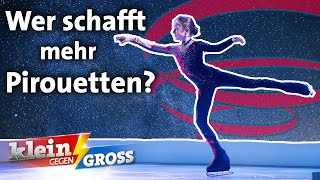 EiskunstlaufChallenge Schafft 11Jährige mehr StandPirouetten als Weltmeisterin Denise Biellmann [upl. by Turnbull]