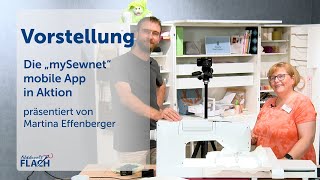 Stickmuster erstellen und übertragen in der „mySewnet“ mobile App [upl. by Dygall]