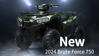 2024 Kawasaki Brute Force 750 Unveiled Whats New [upl. by Aina]