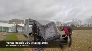 Vango Rapide 350 Awning 2016 Also Available in 250 [upl. by Peddada]