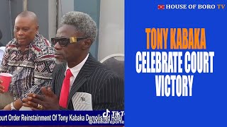 TONY KABAKA CELEBRATE COURT VICTORY AT HIS RESIDENCES IN BENIN [upl. by Ahsilahs809]