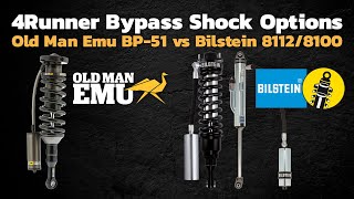 Bypass Differences  ARB4x4Accessories Old Man Emu BP51 Vs bilsteinUS 8100 [upl. by Harris]