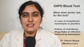 G6PD glucose6phosphate dehydrogenase Blood Test [upl. by Haim]