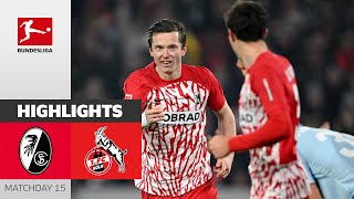 Freiburg Continues Winning Streak  SC Freiburg  FC Köln  Highlights  MD 15 – Bundesliga 2324 [upl. by Yllop]