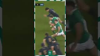 Stockdale Scores Against Argentina irishrugby teamofus ireland rugby [upl. by Euphemie824]