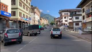 Main Street of Thimphu City Bhutan [upl. by Niwrud]