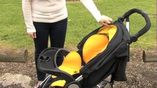 Britax Steelcraft Acclaim Reverse Handle Stroller Features Demonstration and Instructions [upl. by Gardia825]