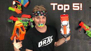 NERF TOP 5 BEST Nerf VORTEX Blasters Of All Time [upl. by Ehrenberg]