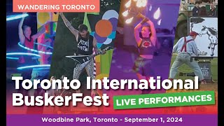 Toronto International BuskerFest 2924  Walkthrough and Selected Acts  Woodbine Park Toronto [upl. by Lebna886]