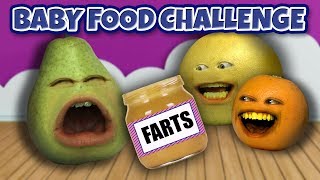 Annoying Orange  Baby Food Challenge [upl. by Rue]