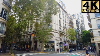 Calle Montevideo en Buenos Aires Argentina Virtual Walking Tour 2024 4K [upl. by Bowyer844]