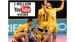 Pro Kabaddi 2018 Tamil Thalaivas vs Telugu Titans 2833 Match Highlights Hindi [upl. by Eadahc]