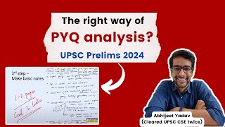 How to Analyse PYQs for UPSC Prelims 2024  A Step by Step Guide [upl. by Vicky8]