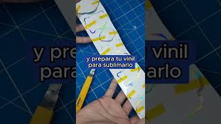 Crea sticker con vinil adhesivo sublimable sublimacion sticker stickers [upl. by Halika775]