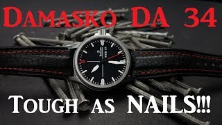 DAMASKO DA 34  A Tough Tech Packed Watch [upl. by Bovill]