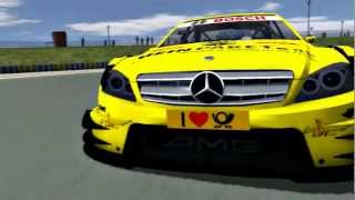 GR DTM Oschersleben 2013  Highlights rFactor HD [upl. by Aivatnuahs]