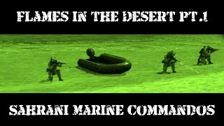 Flames in the Desert pt1  RACS Marine Commandos  Arma 3 Realism [upl. by Yllier]