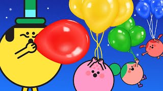 The Balloon Song 🎈  Learn Colors and Shapes  Red Yellow Green Blue  Nursery Rhymes amp Kids Songs [upl. by Micheal]