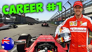 F1 2015 Vettel Career Mode 001 quotWOWquot Australian GP HD [upl. by Toland]