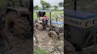 Swaraj744 4×4 stuk in mud 🚜👳🇮🇳shots shotsfeed youtubeshorts farming trocter shots [upl. by Jeanie208]