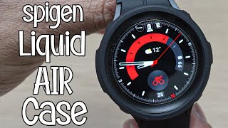 Samsung Galaxy Watch 5 Pro  Spigen Liquid Air Slim Profile Case Protector [upl. by Malchy575]