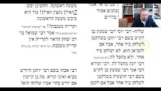 Yerushalmi  Masechet Bikkurim Daf 6a to 8a תלמוד ירושלמי Harav Yitzchok Chaim Dovid Cohen [upl. by Anirrehs]