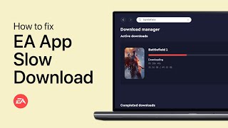 How To Fix EA App Slow Download Speed  Windows 1011 [upl. by Stockton919]