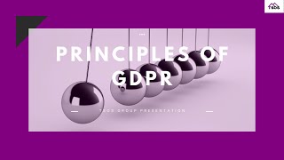 Principles of GDPR  in under 3 minutes [upl. by Aretahs]