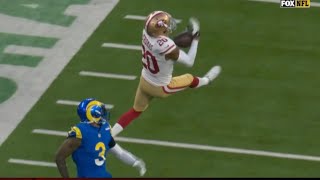 Ambry Thomas “Pick at SoFi” sends 49ers to the playoffs [upl. by Ardnuaed740]