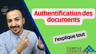 Authentification des documents Campus France [upl. by Akimad]